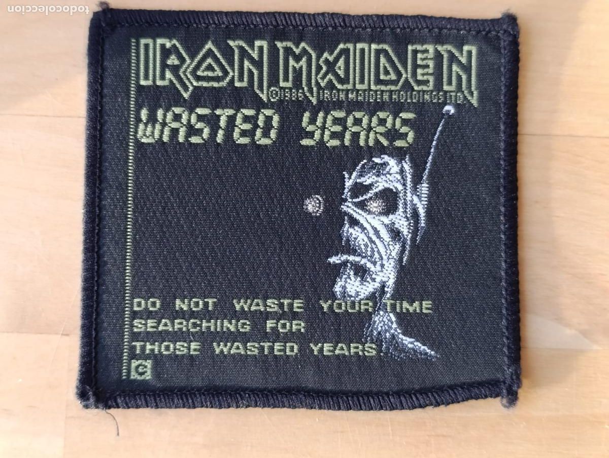 M&uacute;sica de colecci&oacute;n: PARCHE DE TELA IRON MAIDEN. - Foto 1