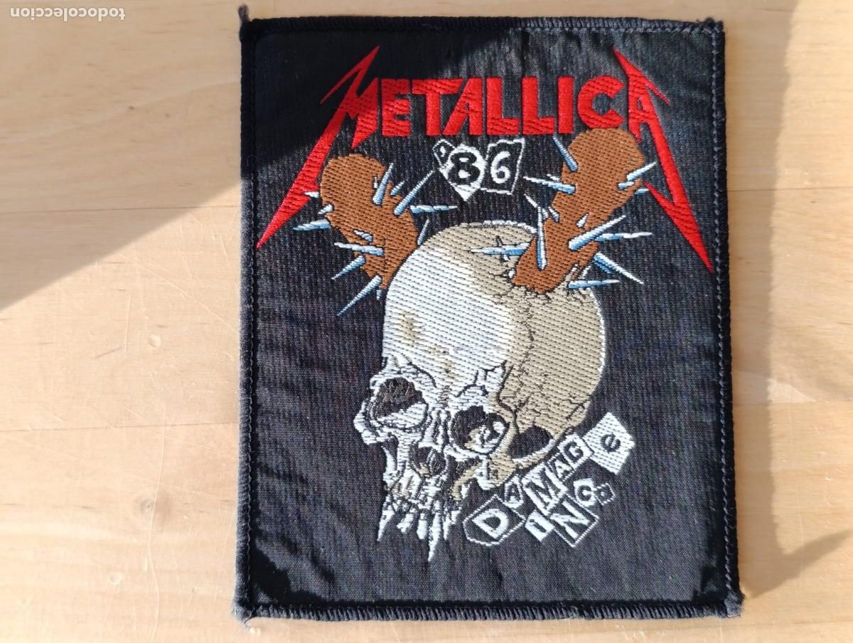 M&uacute;sica de colecci&oacute;n: PARCHE DE TELA METALLICA. - Foto 1