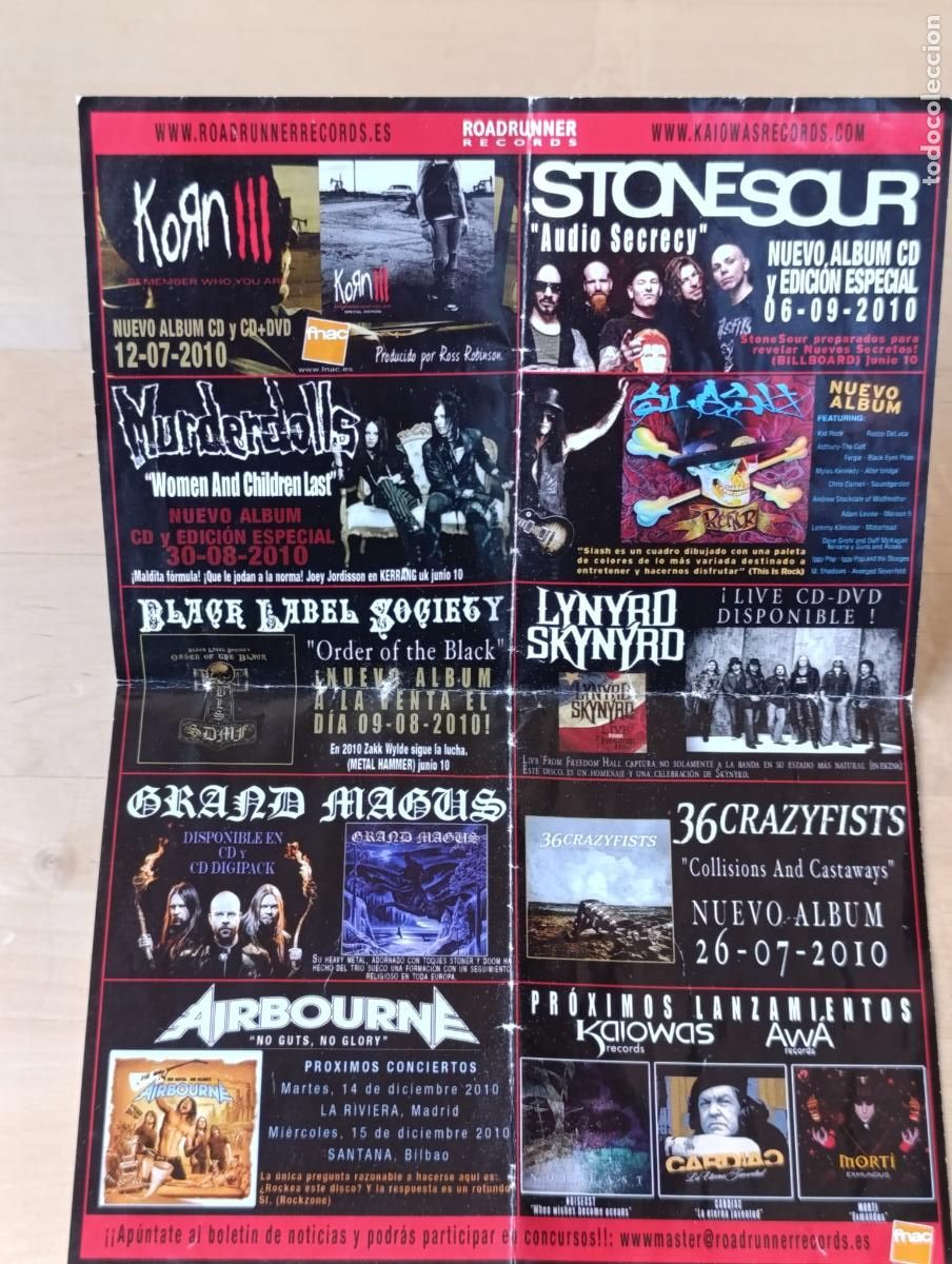 M&uacute;sica de colecci&oacute;n: PROPAGANDA CONCIERTOS ROCKZONE. - Foto 2