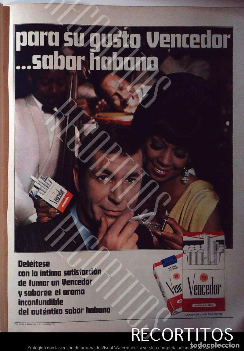 Musica di collezione: VENCEDOR CIGARRILLOS TABACO ANUNCIO PUBLICIDAD