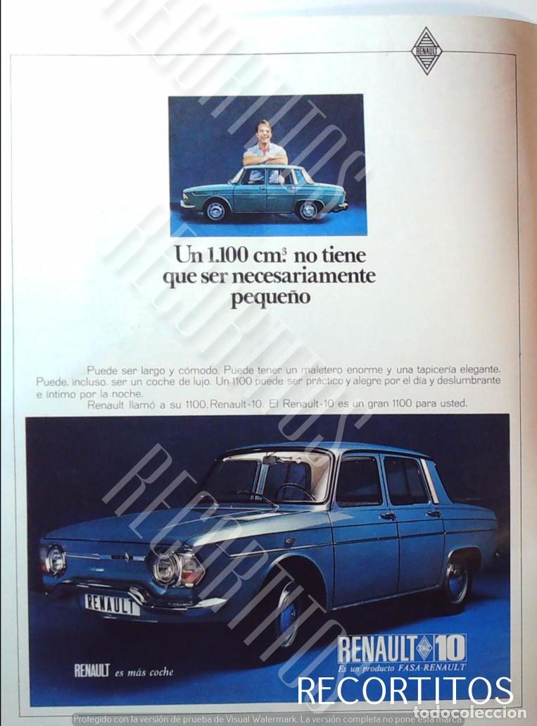 M&uacute;sica de colecci&oacute;n: RENAULT 10 ANUNCIO PUBLICIDAD 1969 GRAN TAMA&Ntilde;O