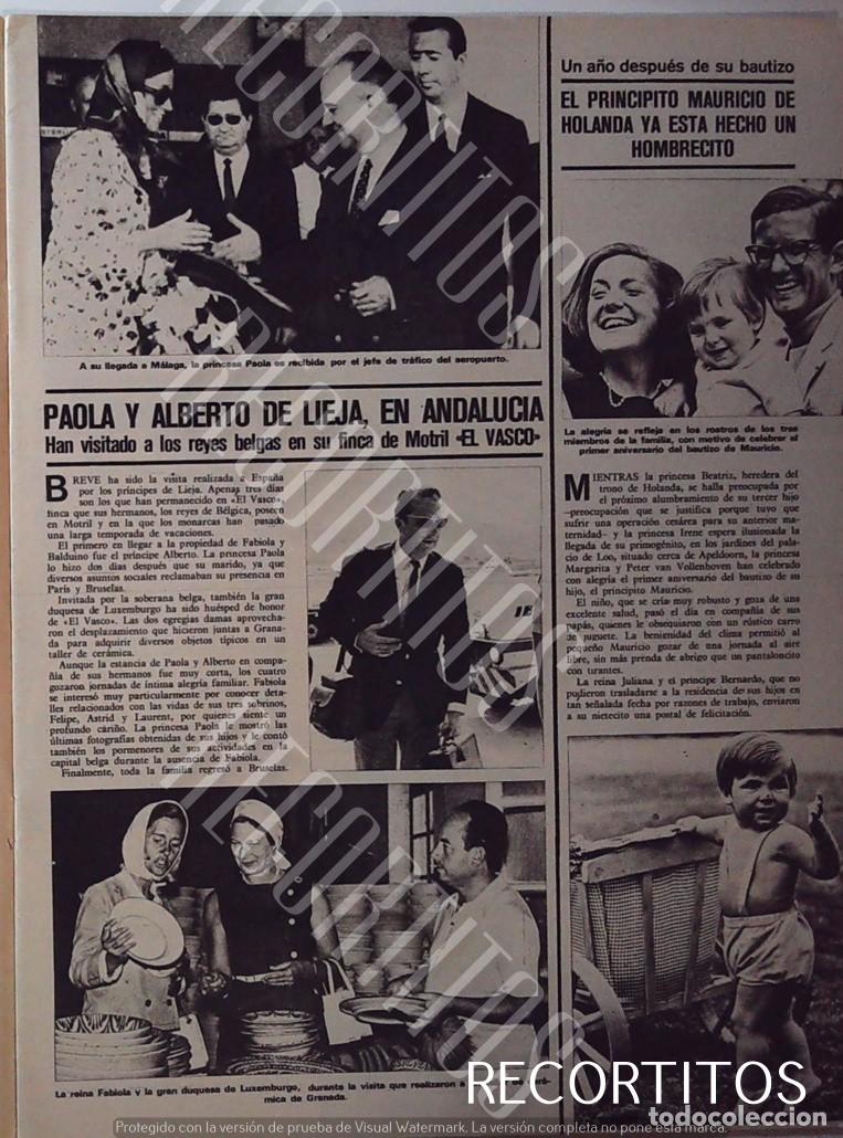 M&uacute;sica de colecci&oacute;n: IRENE DE HOLANDA MAURICIO PAOLA Y ALBERTO DE BELGICA EN MOTRIL EL VASCO FABIOLA GRANADA