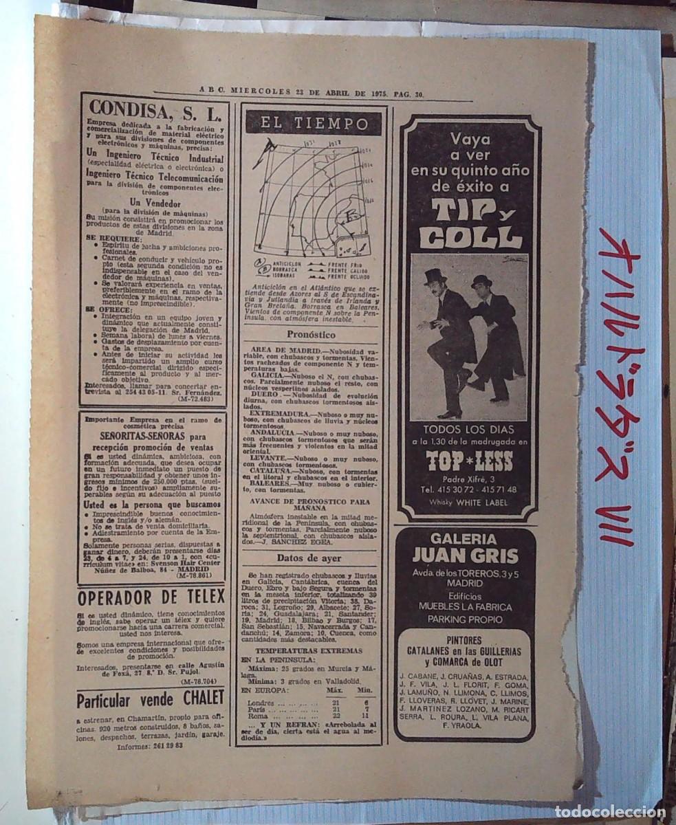 M&uacute;sica de colecci&oacute;n: TIP Y COLL ANUNCIO ESPECTACULO TOP LESS - Foto 1