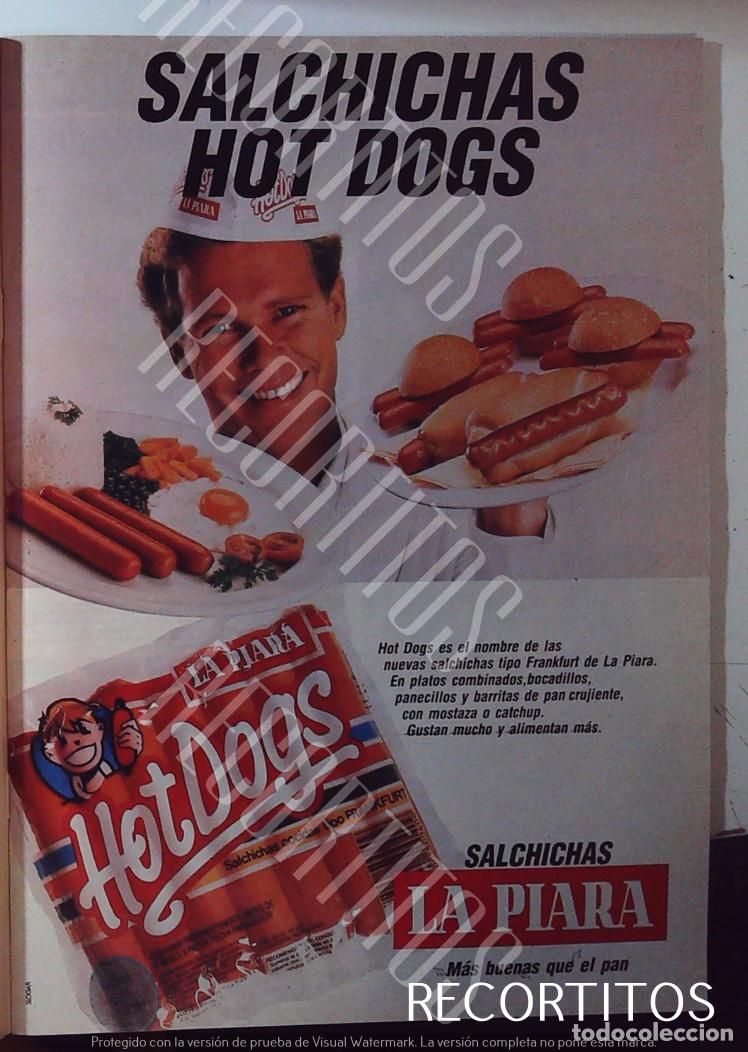 Musica di collezione: LA PIARA HOT DOGS ANUNCIO PUBLICIDAD