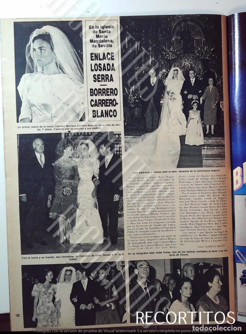 Musiksammlung: BODA LOSADA SERRA BORRERO CARRERO BLANCO 1987