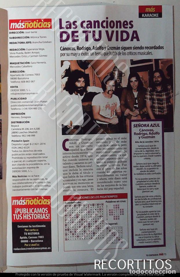 Musica di collezione: SE&Ntilde;ORA AZUL CAMOVAS RODRIGO ADOLFO Y GUZMAN