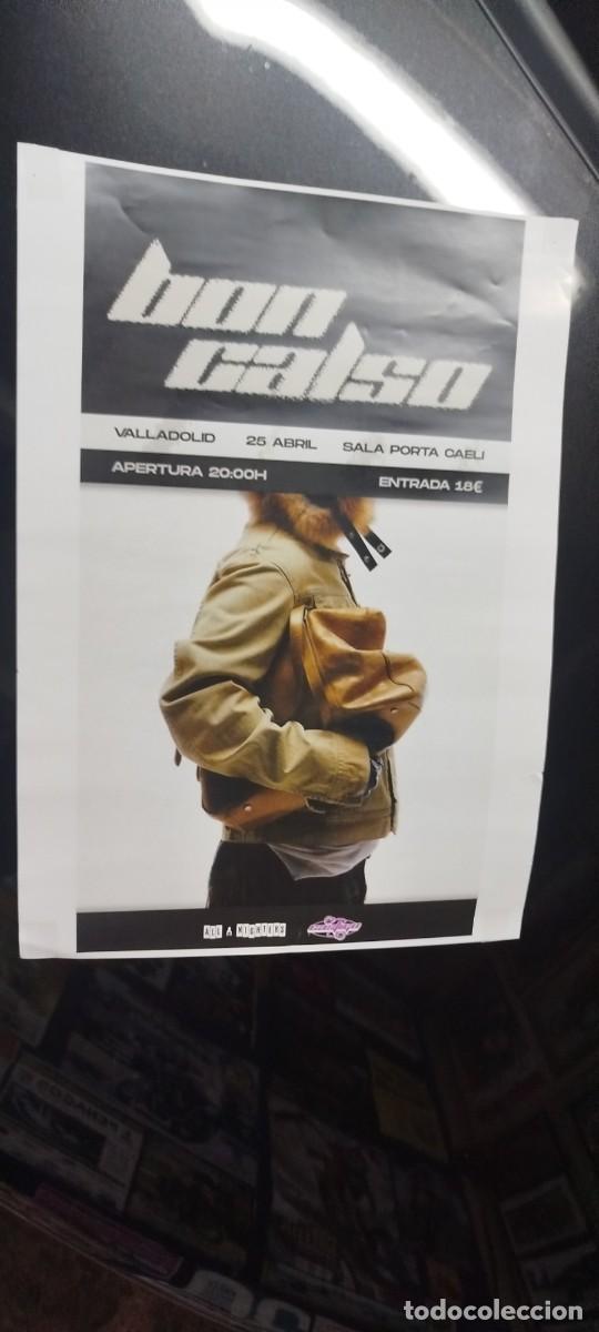 Collectible Music: Poster concierto Bon Calso en Valladolid (tama&ntilde;o A3)