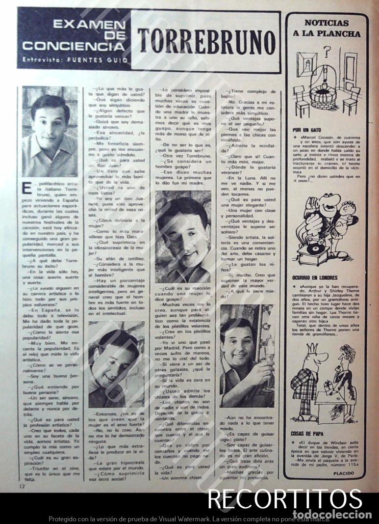 M&uacute;sica de colecci&oacute;n: TORREBRUNO EXAMEN DE CONCIENCIA 1969 - Foto 1