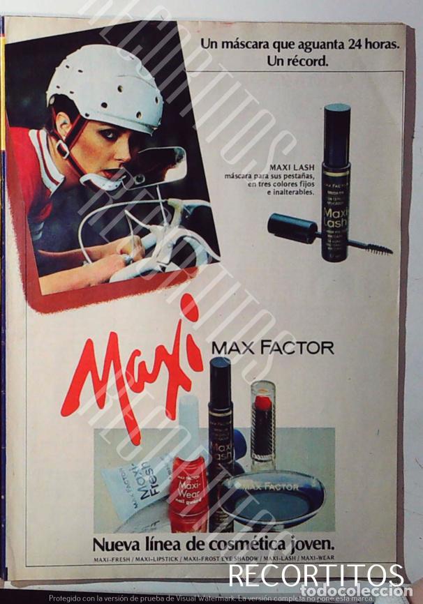 M&uacute;sica de colecci&oacute;n: max factor MAXI MAQILLAJE MASCARA DE PESTA&Ntilde;AS ANUNCIO PUBLICIDAD