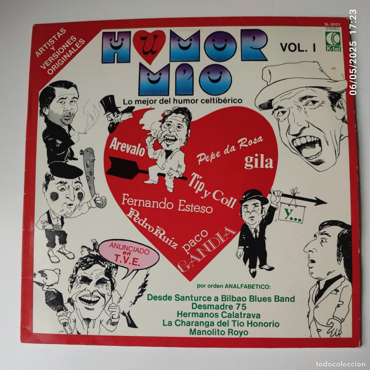 Collectible Music: HUMOR MIO-LO MEJOR DEL HUMOR CELTIBERICO (K-TEL IMPERIAL 1980-SL8022) DISCO VINILO LP 33rpm.