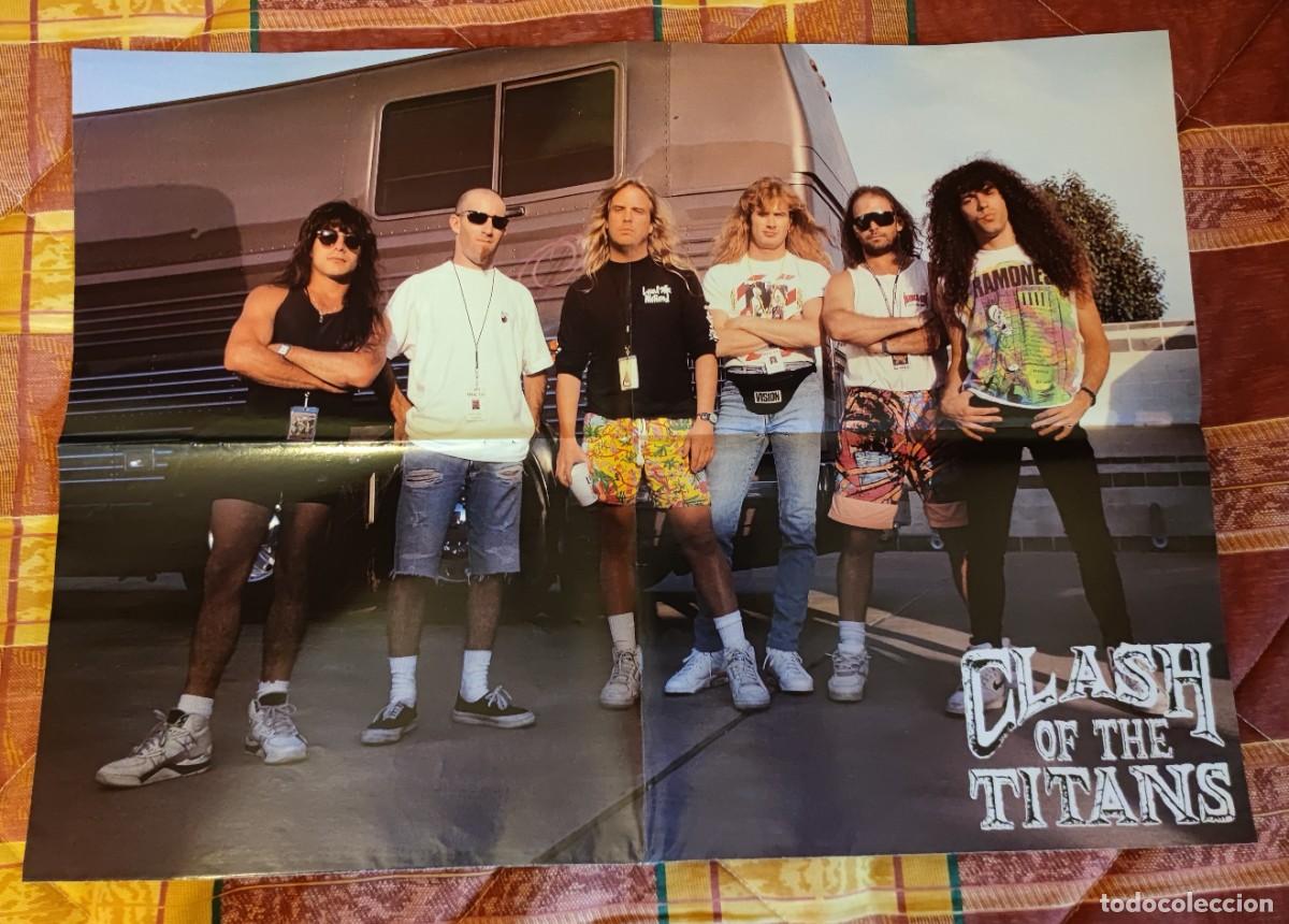 M&uacute;sica de colecci&oacute;n: Poster doble ZZ Top + Megadeth, Slayer, Anthrax - Foto 2