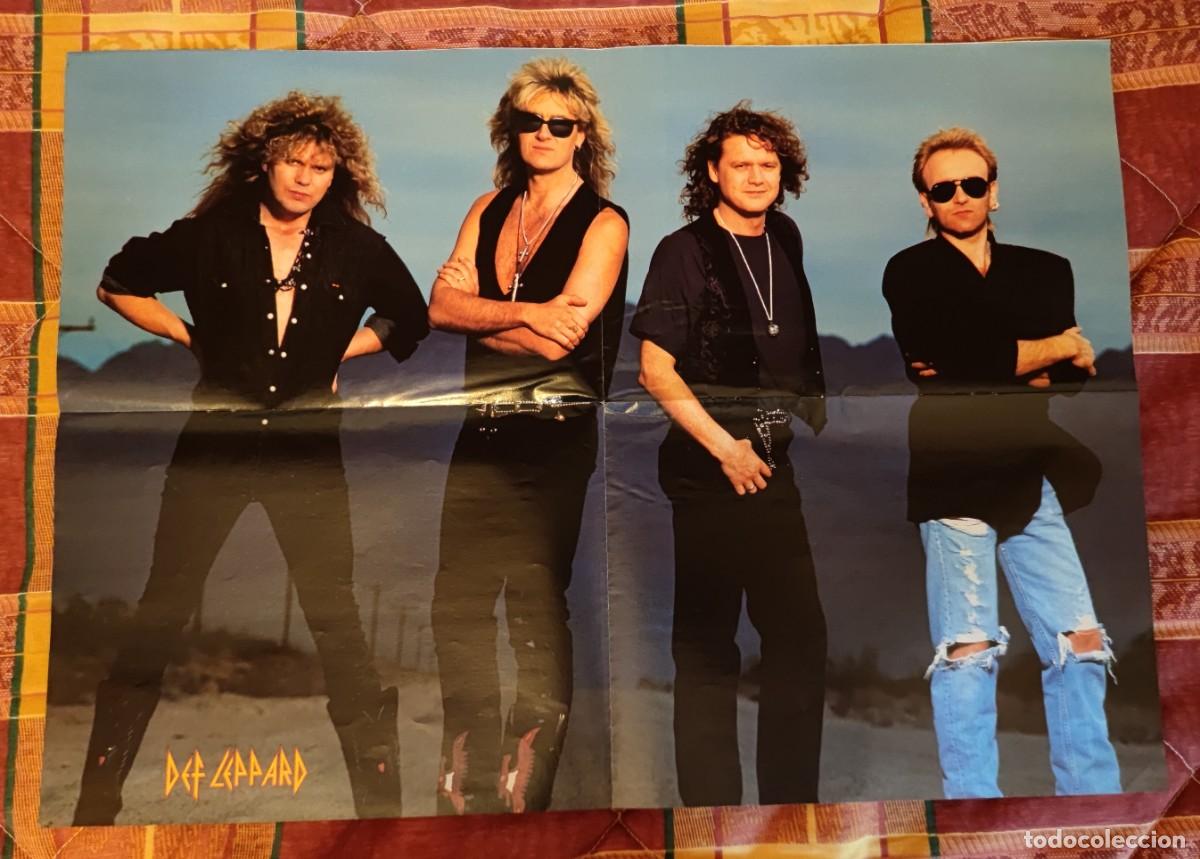 M&uacute;sica de colecci&oacute;n: Poster antiguo Def Leppard - Foto 1