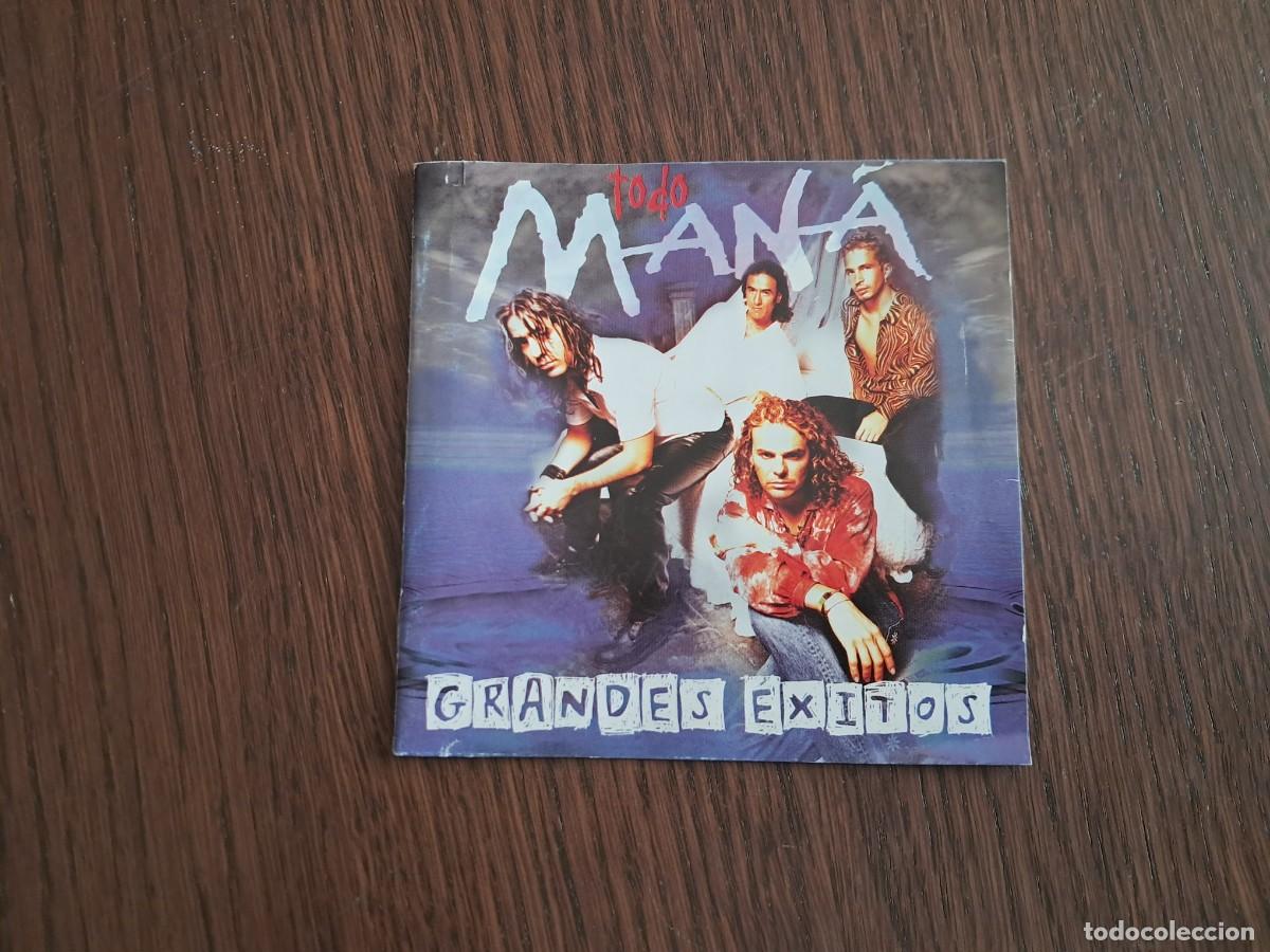 Collectible Music: peque&ntilde;o librito de CD de m&uacute;sica, con letra canciones, Man&aacute;, grandes &eacute;xitos.
