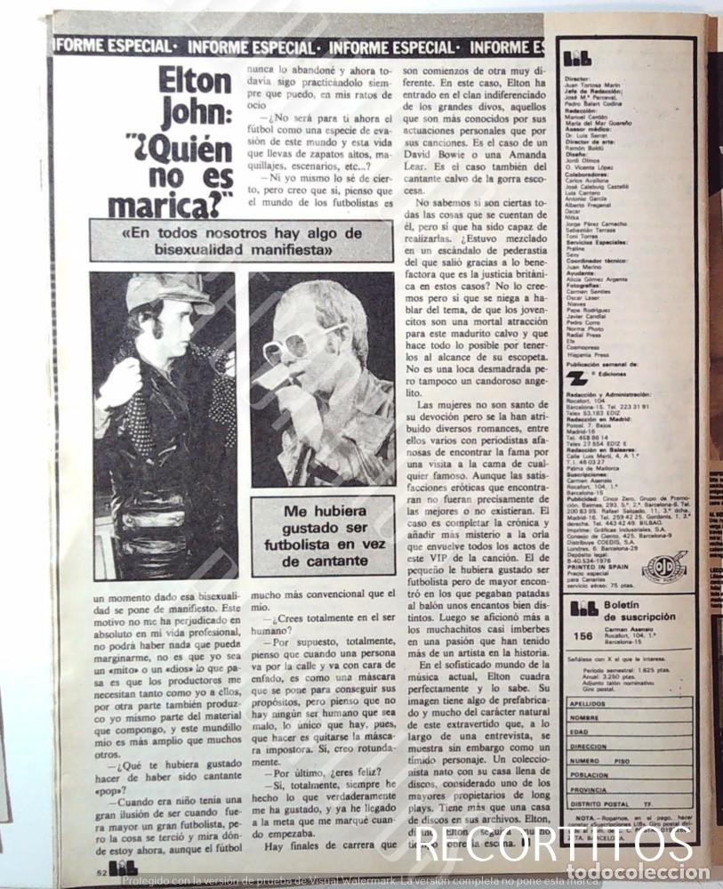 M&uacute;sica de colecci&oacute;n: ELTON JOHN 1979 LIB POP - Foto 2