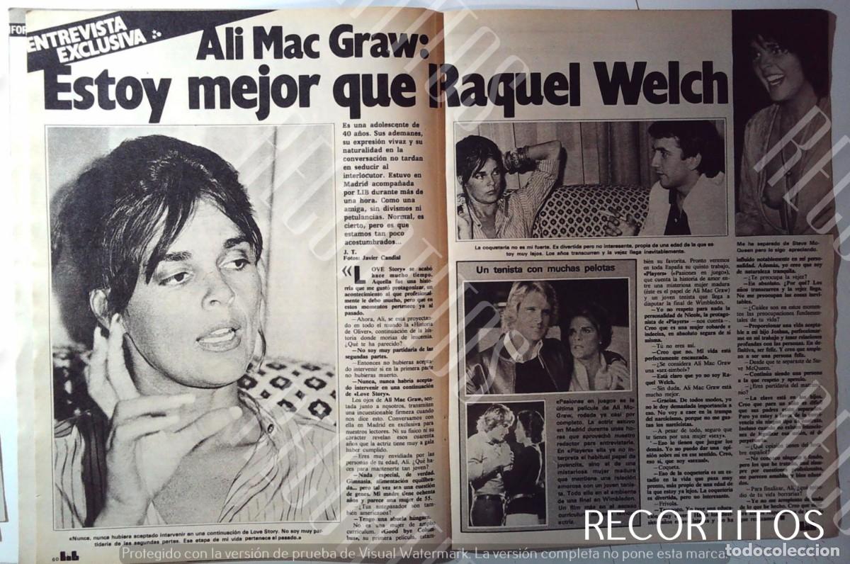 Musica di collezione: ALI MCGRAW EN MADRID 1979
