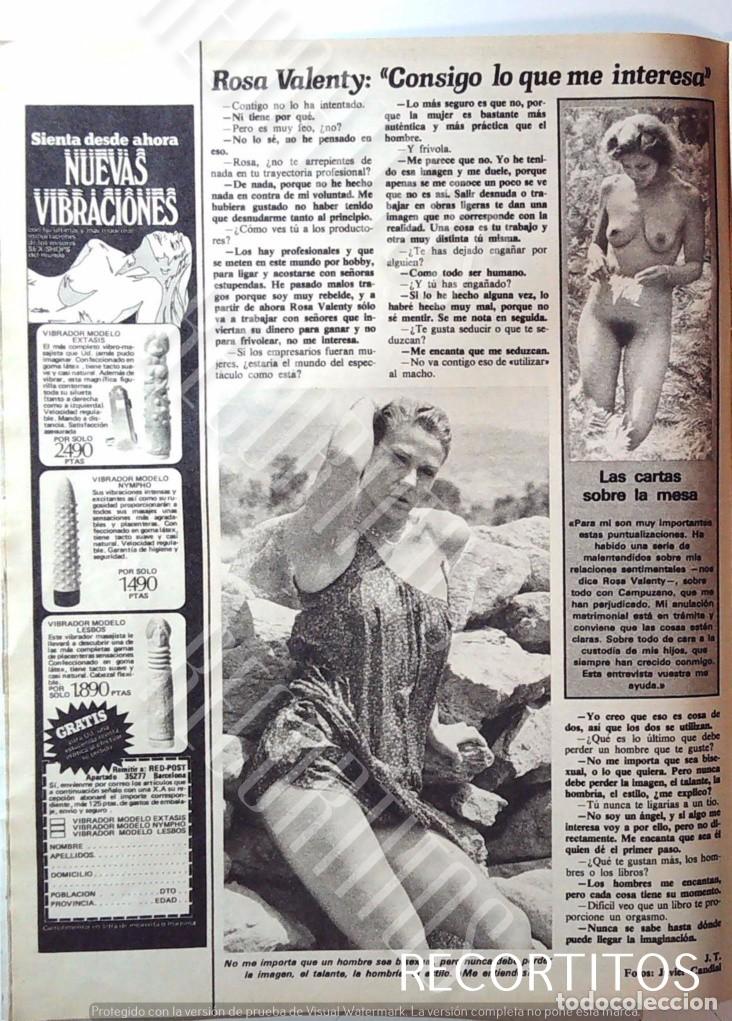 M&uacute;sica de colecci&oacute;n: ROSA VALENTY VALENTI AL DESNUDO - Foto 2