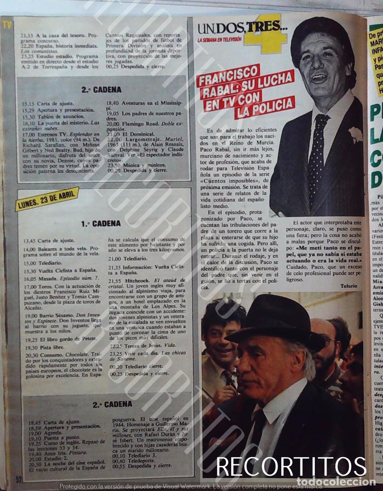 Musica di collezione: PACO RABAL LUCHA EN TELEVISION CON LA POLICIA