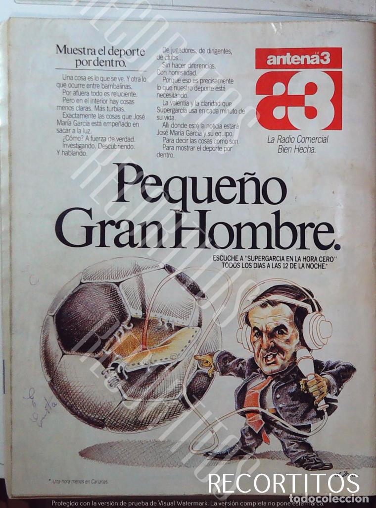 Musica di collezione: JOSE MARIA GARCIA ANTENA 3 RADIO ANUNCIO PUBLIICIDAD