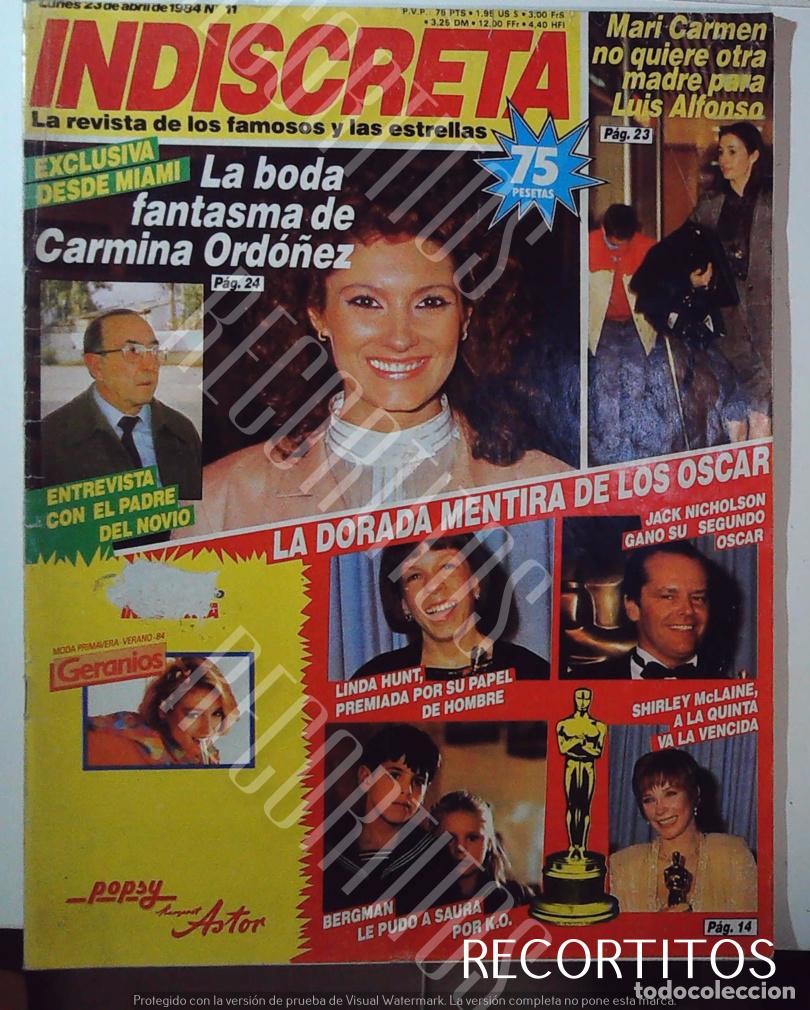 Musica di collezione: RECORTE PORTADA CARMINA ORDO&Ntilde;EZ JACK NICHOLSON SHIRLEY MACLAINE LUIS ALFONSO