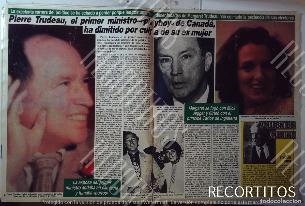 M&uacute;sica de colecci&oacute;n: PIERRE TRUDEAU MARGARET MICK JAGGER - Foto 1