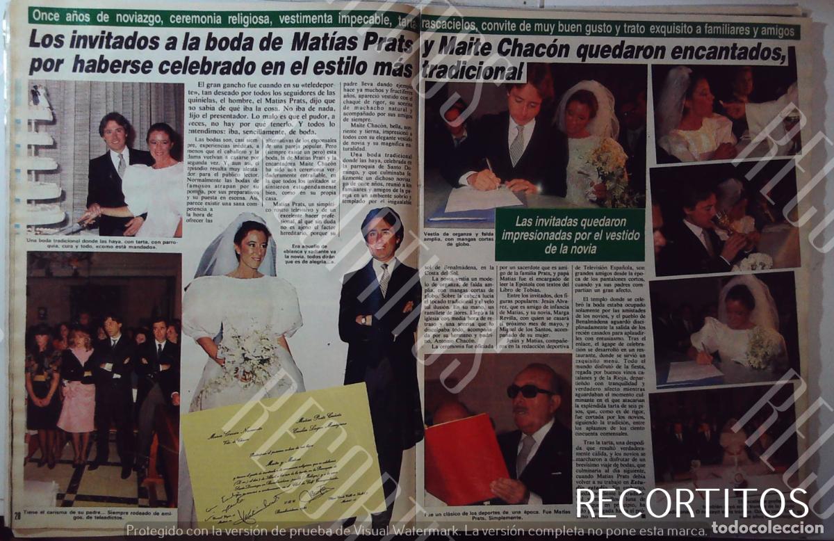 Musica di collezione: MATIAS PRATS MAITE CHACON LA BODA 1984