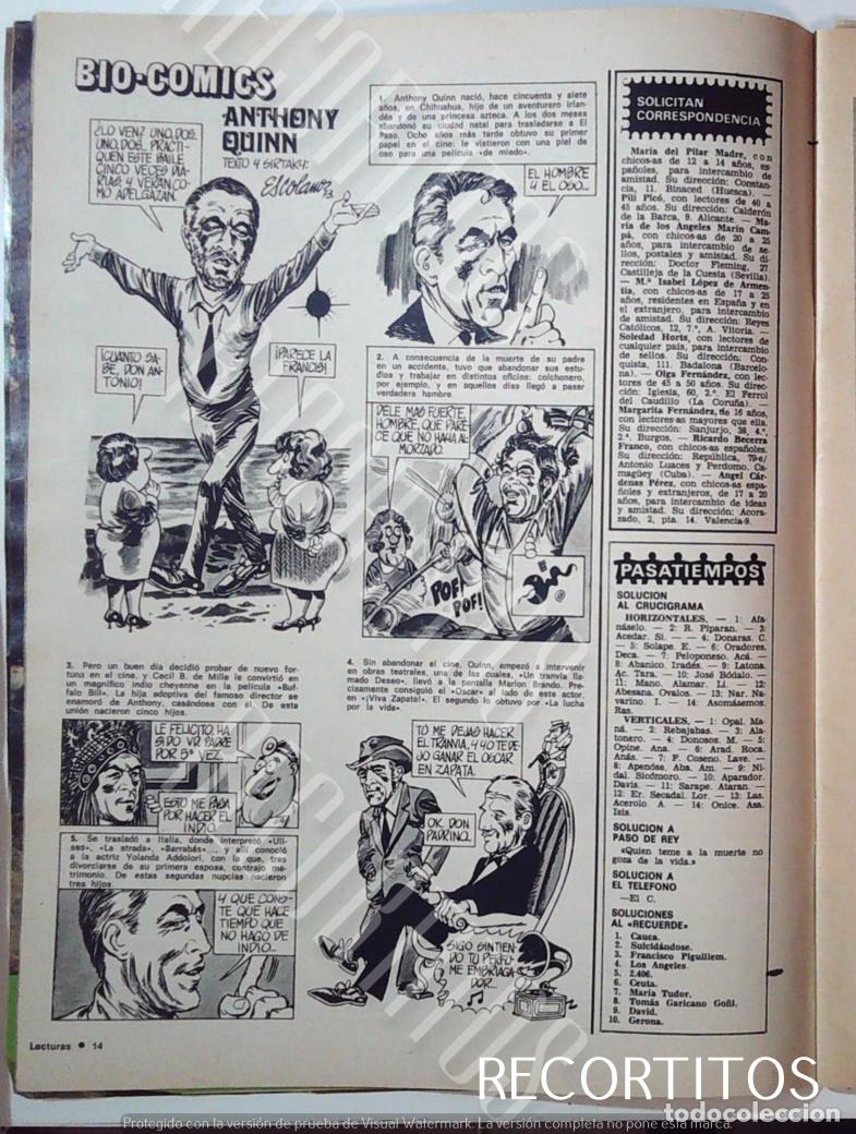 M&uacute;sica de colecci&oacute;n: ANTHONY QUINN BIO COMIC - Foto 1