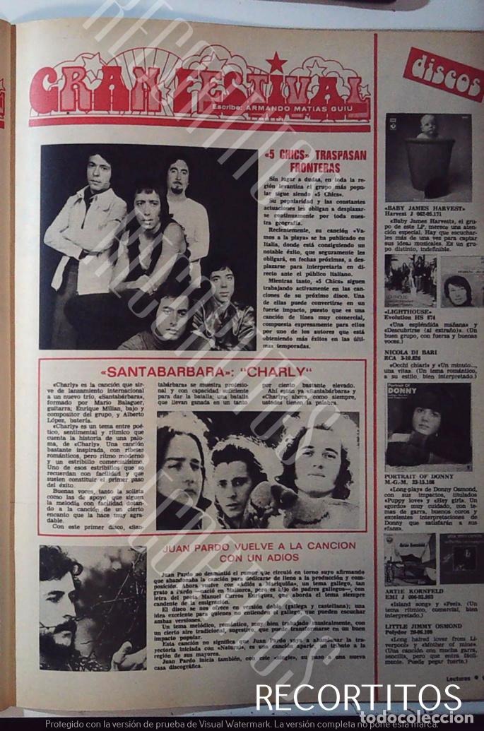 M&uacute;sica de colecci&oacute;n: JUAN PARDO 5 CHICS SANTABARBARA NICOLA DI BARI ARTIE KORNFIELD