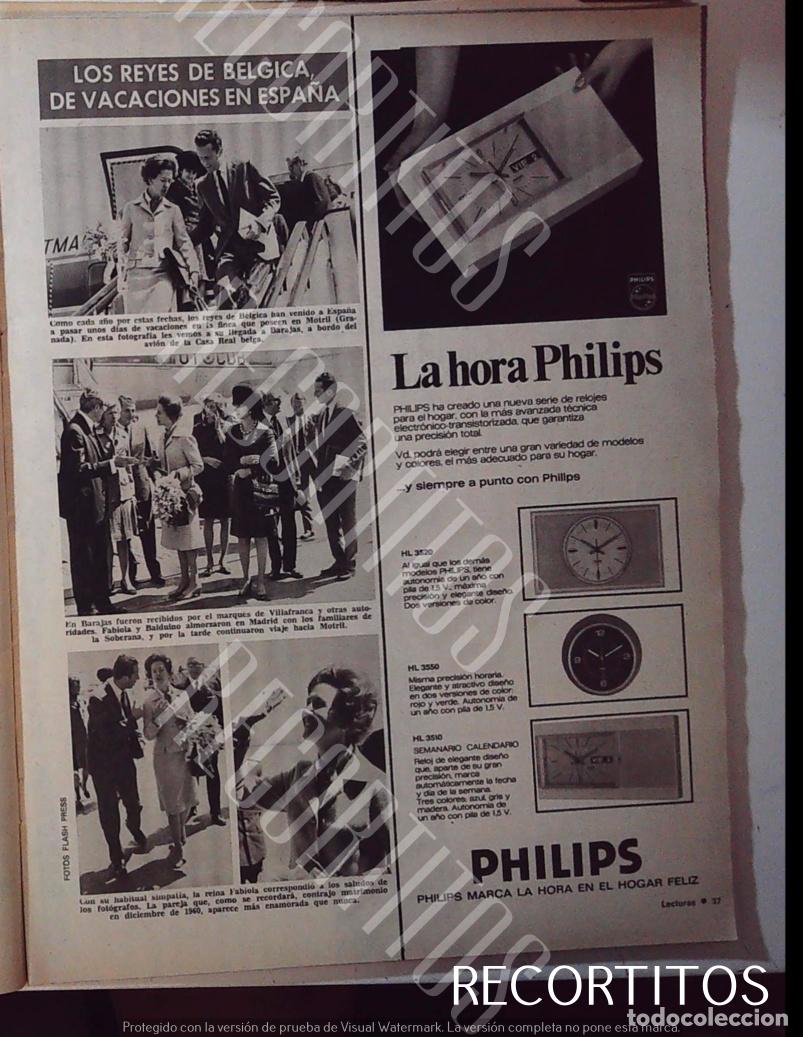 M&uacute;sica de cole&ccedil;&atilde;o: PHILIPS RELOJ ANUNCIO PUBLICIDAD BALUINO FABIOLA DE BELGICA EN ESPA&Ntilde;A MOTRIL