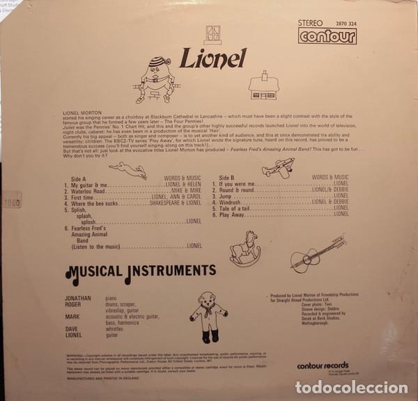 M&uacute;sica de colecci&oacute;n: Vinile, LP, Album-Lionel Morton &ndash; Lionel-UK-Pop, Children's, Folk, World, & Country, Stage & Screen-