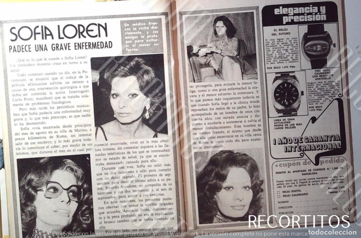 M&uacute;sica de colecci&oacute;n: SOFIA LOREN SOPHIA ENFERMA - Foto 1