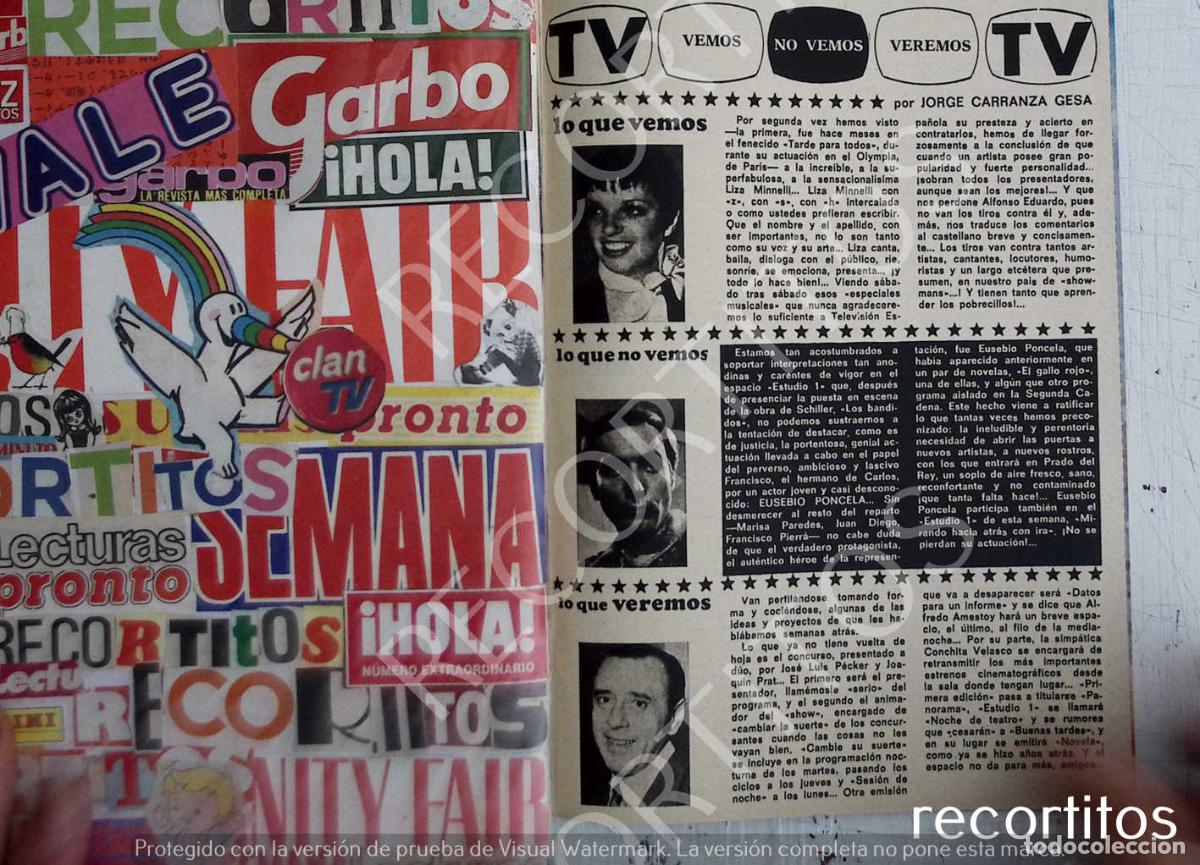 Musica di collezione: LIZA MINELLI EUSEBIO PONCELA JOAQUIN PRAT