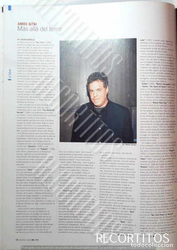 Musica di collezione: AMOS GITAI CINE DE TERROR