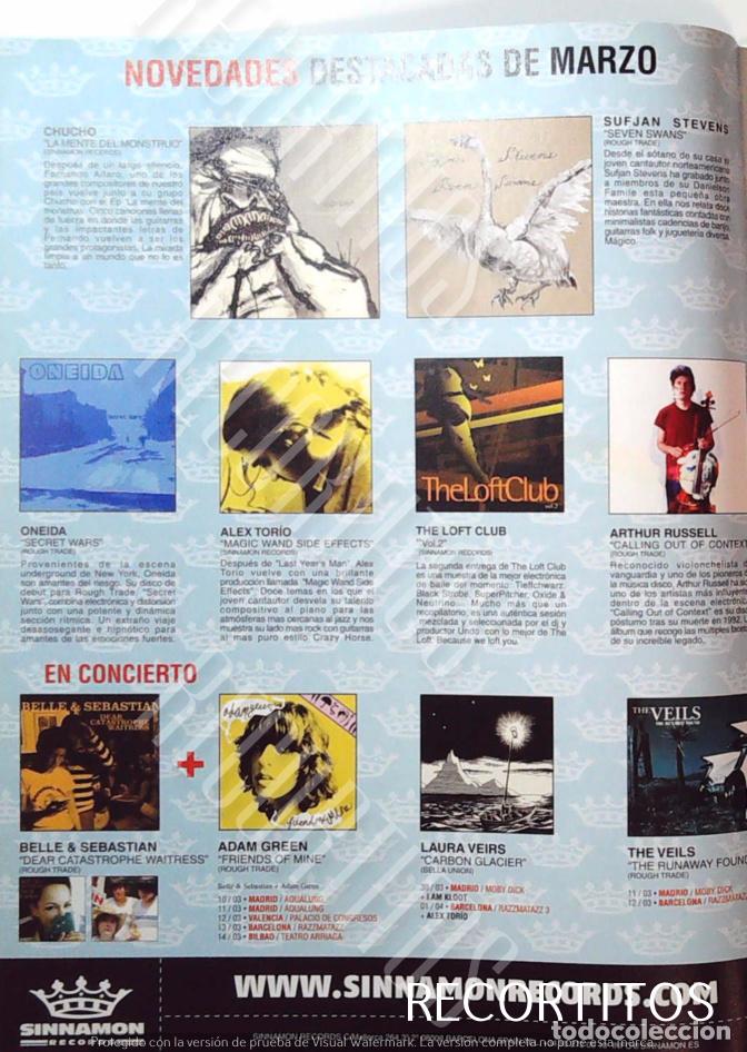 M&uacute;sica de colecci&oacute;n: SUFJAN STEVENS CHUCHO ONEIDA THE LOFT CLUB ARTHUR RUSSELL ADAM GREEN LAURA VEIRS