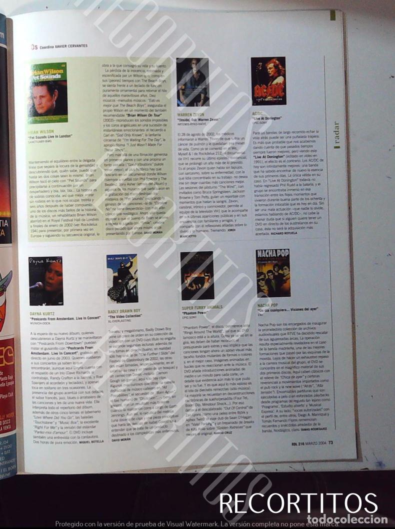 M&uacute;sica de colecci&oacute;n: NACHA POP ACDC BRIAN WILSON - Foto 1