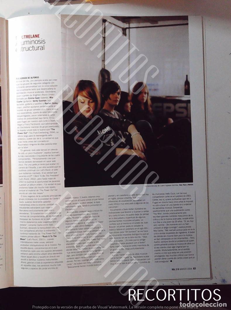 M&uacute;sica de cole&ccedil;&atilde;o: ELECTRELANE EMMA GAZE MIA CLARKS VERITY SUSMAN RACHEL DALLEY