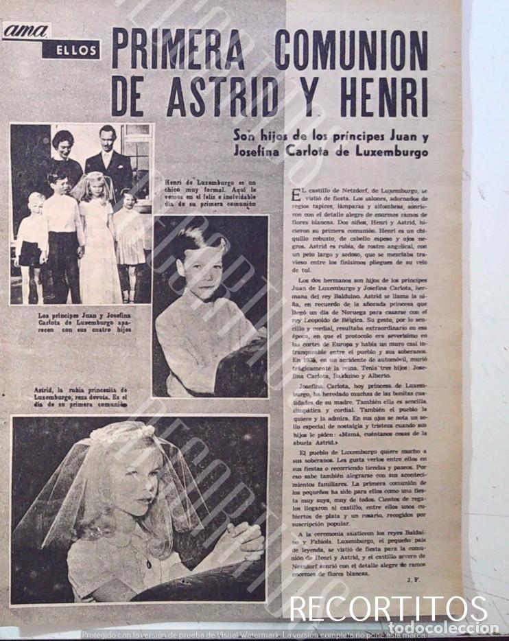 M&uacute;sica de cole&ccedil;&atilde;o: ASTRID DE LUXEMBURGO HENRY PRIMERA COMUNION