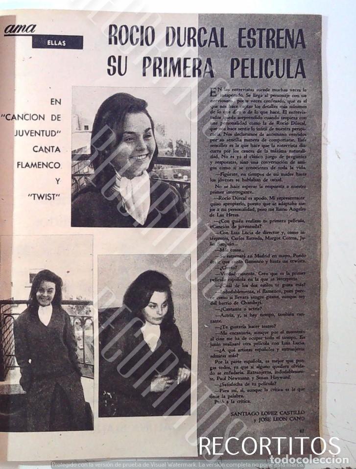 M&uacute;sica de colecci&oacute;n: ROCIO DURCAL CANCION DE JUVENTUD