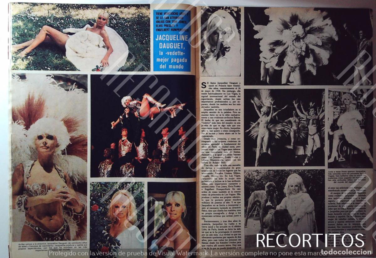 Musiksammlung: JACQUELINE DAUGUET VEDETTE ROM JONES ELVIS PRESLEY LAS VEGAS