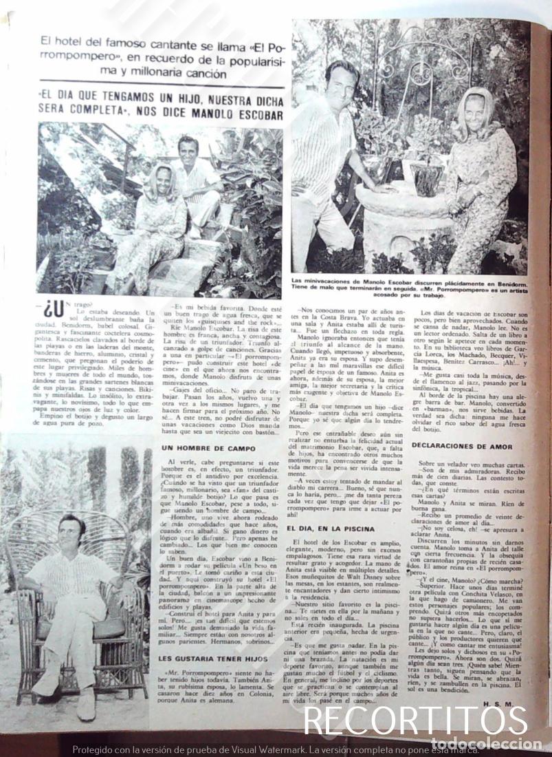 M&uacute;sica de colecci&oacute;n: MANOLO ESCOBAR ANITA BVENIDORM - Foto 2