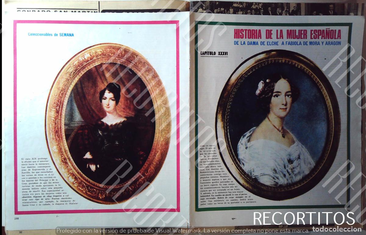 M&uacute;sica de cole&ccedil;&atilde;o: HISTORIA DE LA MUJER ESPA&Ntilde;OLA DE LA DAMA DE ELCHE A FABIOLA DE MORA Y ARAGON EN SEMANA CAPITULO 36
