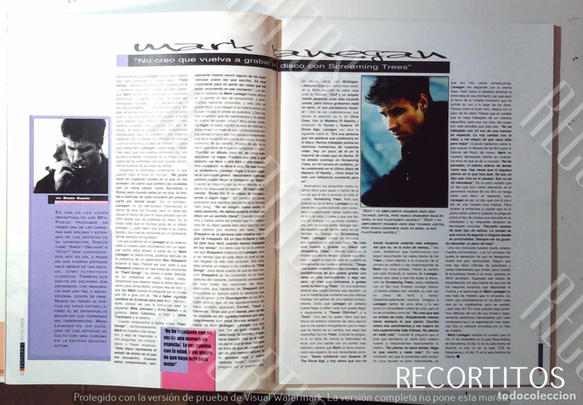 M&uacute;sica de colecci&oacute;n: MARK LANEGAN SCREAMING TREES