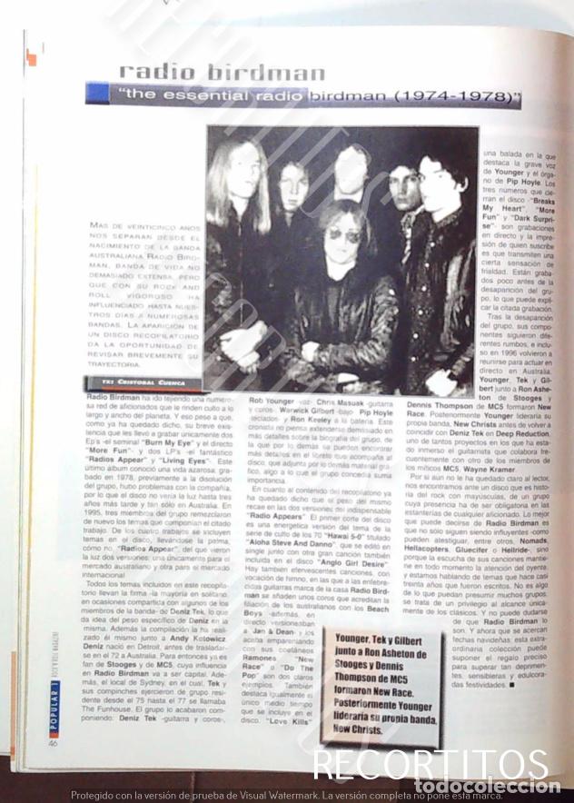M&uacute;sica de colecci&oacute;n: RADIO BIRDMAN THE ESSENTIAL