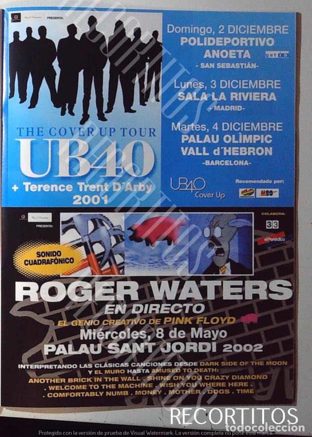 M&uacute;sica de colecci&oacute;n: UB40 ROGER WATERS TOUR - Foto 1