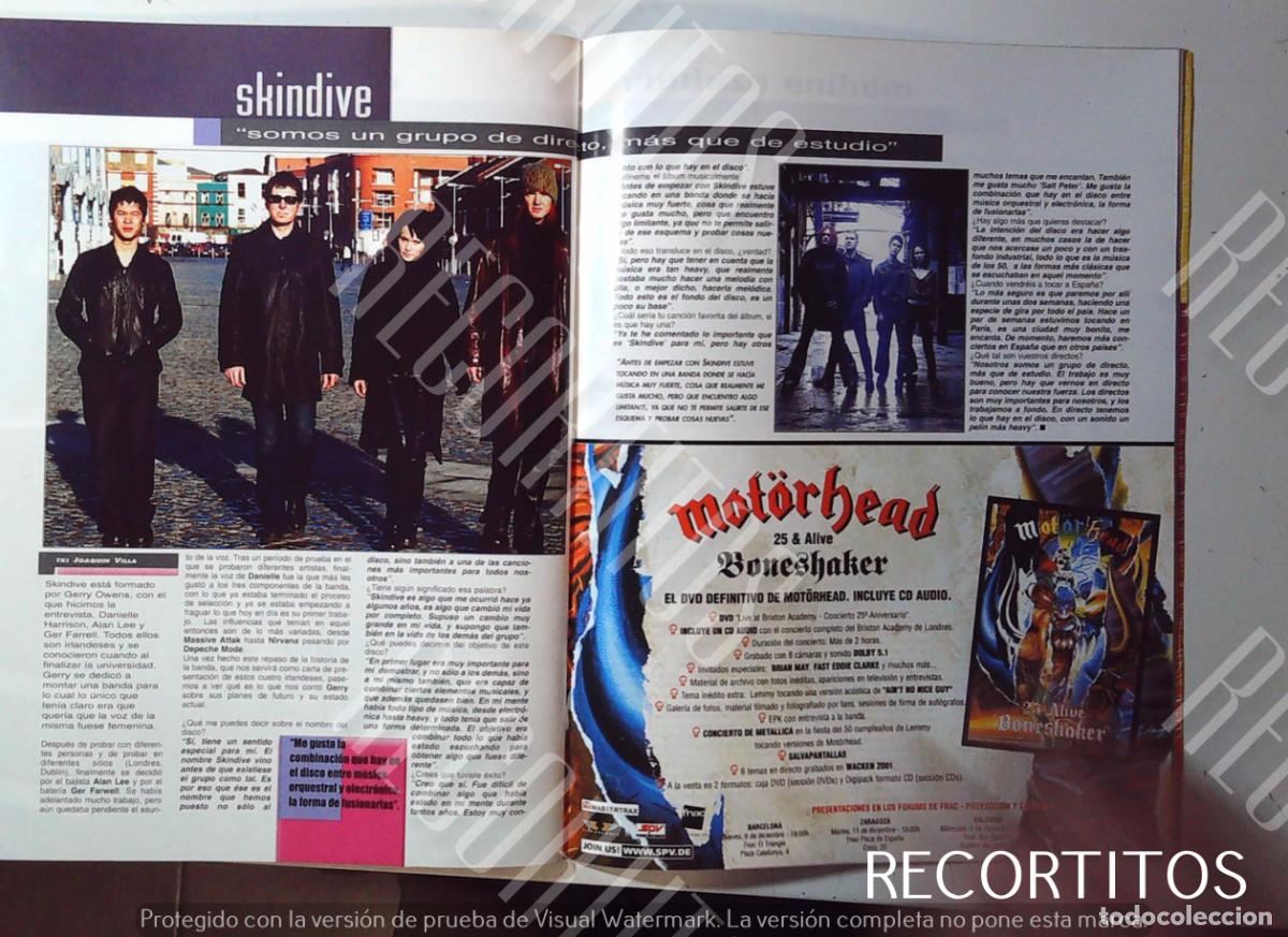 M&uacute;sica de colecci&oacute;n: SKINDIVE MOTORHEAD BONESHAKER - Foto 1