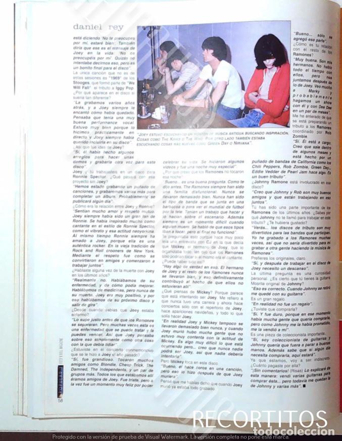 M&uacute;sica de colecci&oacute;n: DANIEL REY DANIEL REY THE RAMONES JOEY - Foto 2