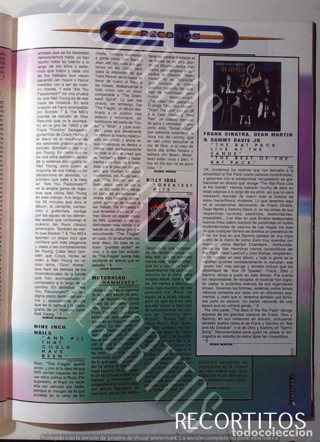 M&uacute;sica de colecci&oacute;n: BILLY IDOL FRANK SINATRA - Foto 1