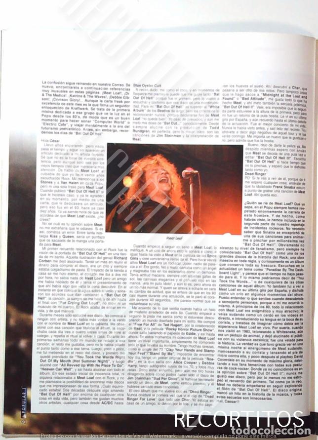 M&uacute;sica de colecci&oacute;n: MEAT LOAF EN DIRECTO