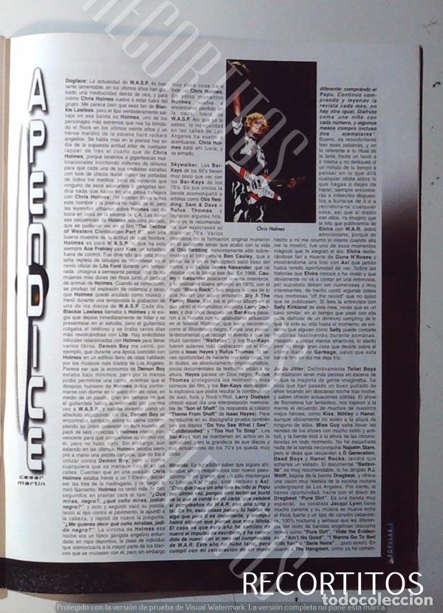 M&uacute;sica de colecci&oacute;n: CHRIS HOLMES W A R TOILLET BOYS