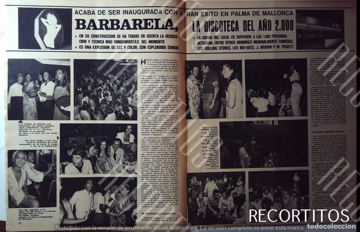 M&uacute;sica de colecci&oacute;n: BARBARELLA LA DISCOTECA PALMA DE MALLORCA 1969