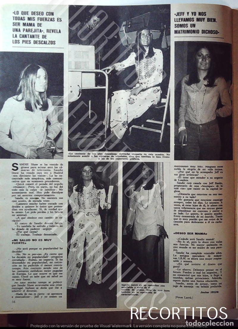 M&uacute;sica de colecci&oacute;n: SANDIe SHAW EN MADRID 1969 SANDY - Foto 2